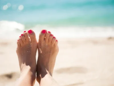 Healthy Summer Feet At The Beach
