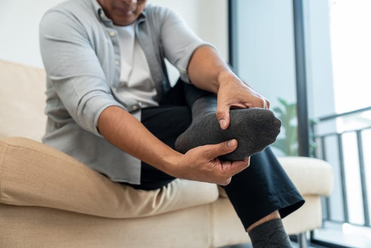 Prevent sweaty feet