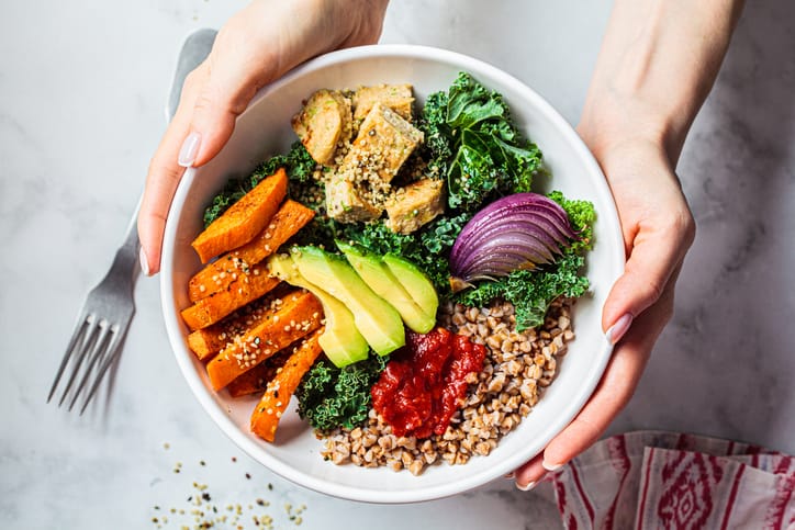 Image of healthy foods to support healthy eyes