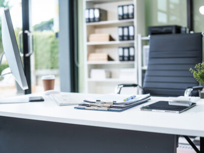 An empty office space