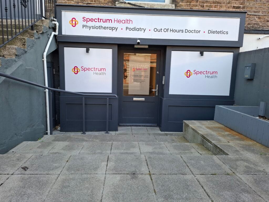 Outside of our Rathmines Clinic in Dublin 6