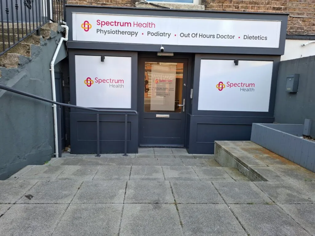Outside of our Rathmines Clinic in Dublin 6