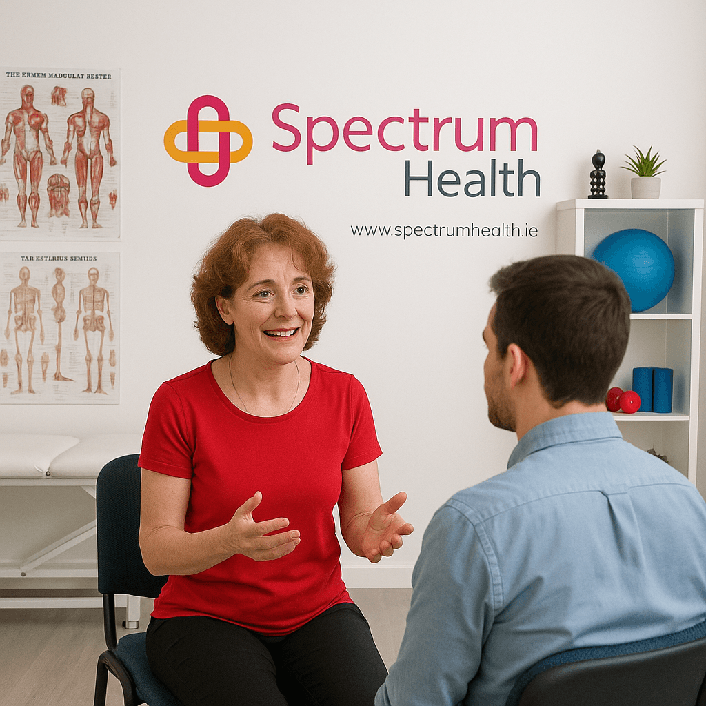 Physiotherapy – Spectrum Health Spectrum Physio having a consultation with a patient