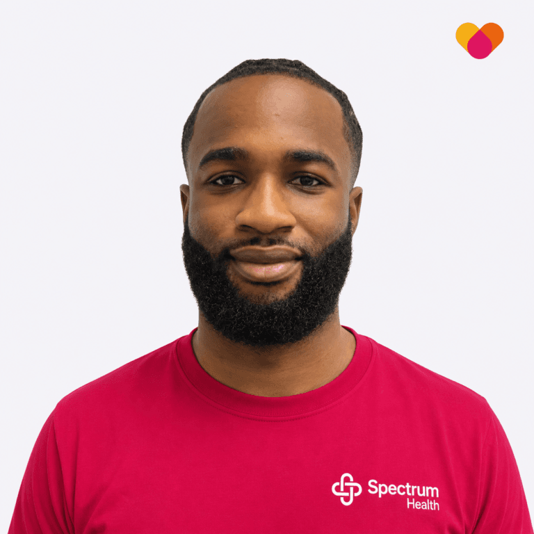 Dipo Adisa, physiotherapist at Spectrum Health