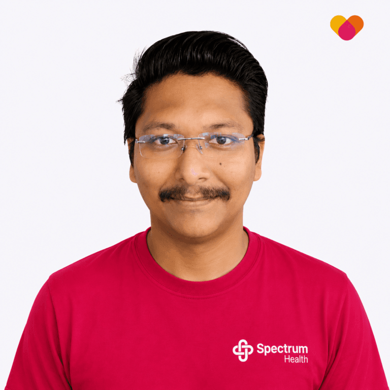 Mahin Shah Pareed, physiotherapist at Spectrum Health