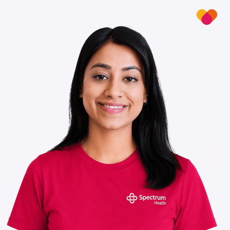 Mehak Sahni, physiotherapist at Spectrum Health