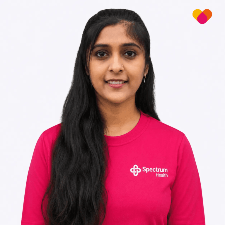 Varsha Vinodakrishnan, physiotherapist at Spectrum Health