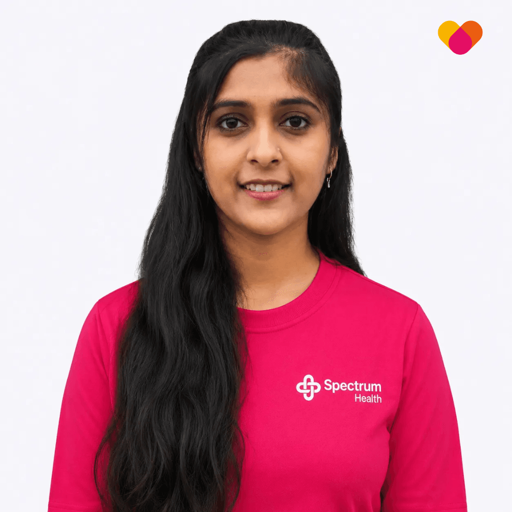 Varsha Vinodakrishnan, physiotherapist at Spectrum Health