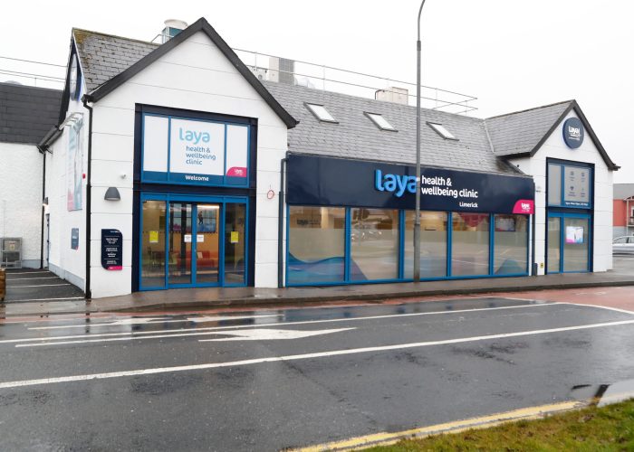 With Compliments.. Caption
The new €2 million Laya Health & Wellbeing Clinic which open on Monday at the former Ivan’s Bakery in Caherdavin, Limerick. The facility has created over 20 jobs and is the 3rd Laya Health & Wellbeing Clinic to open nationally.  The Laya Health & Wellbeing Clinic is open from 10am – 10pm, 365 days a year for laya healthcare members and non-members aged 12months + seeking treatment of minor injuries and illnesses. For more information see layahealthcare.ie/clinics.  Photograph Liam Burke/Press 22